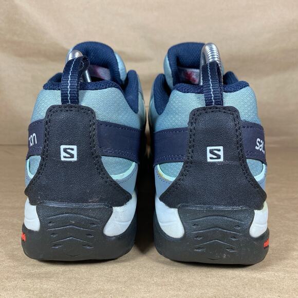 Salomon Women's Size 7.5 Waterproof Contagrip Trail/Athletic Shoes Light Blue - Picture 5 of 11